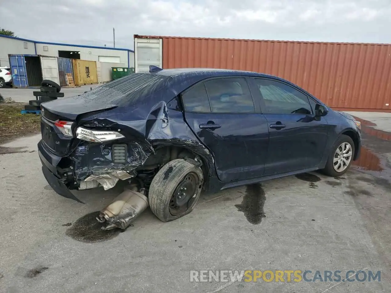 3 Photograph of a damaged car 5YFEPMAE9NP353739 TOYOTA COROLLA 2022