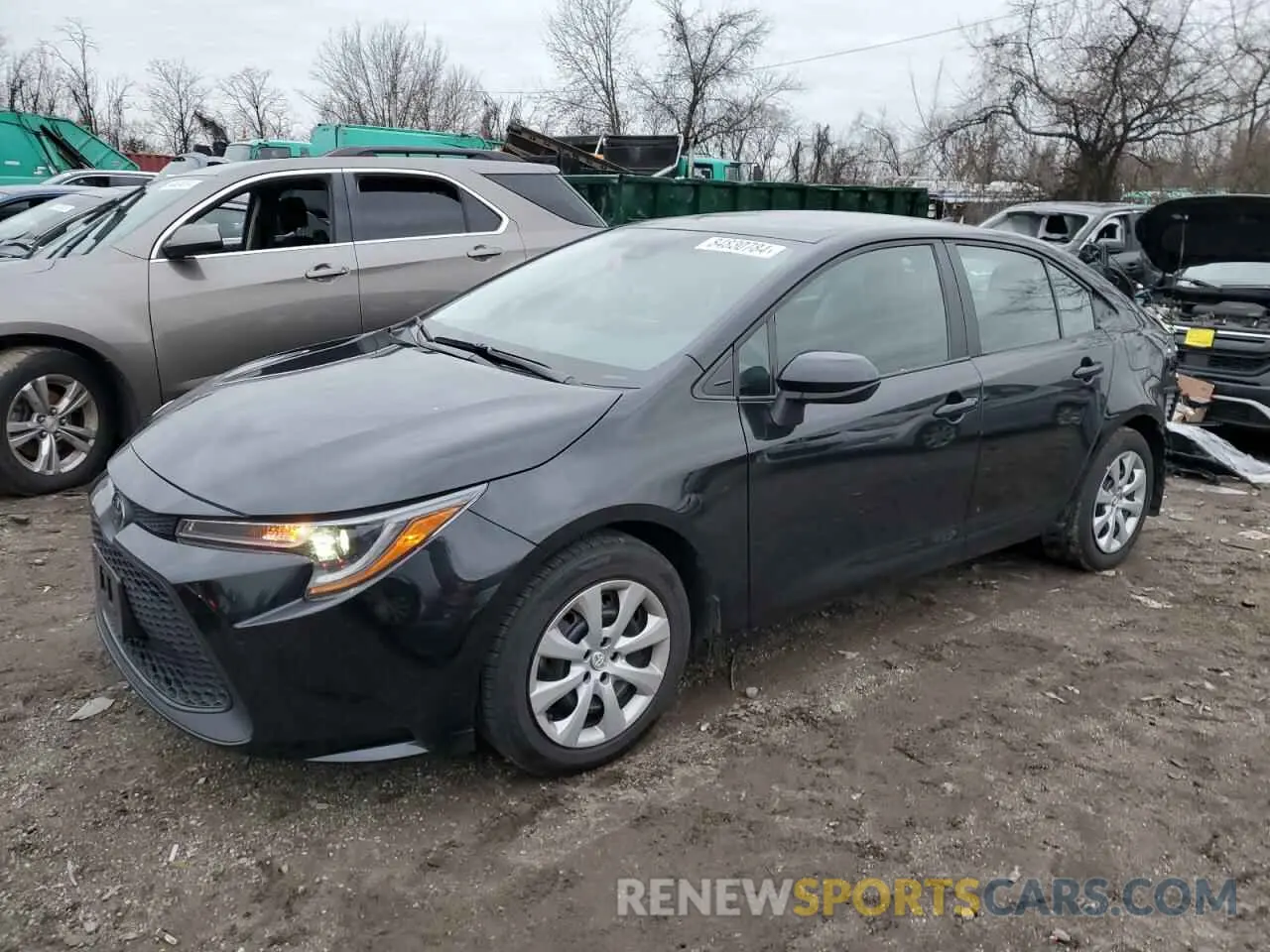 1 Photograph of a damaged car 5YFEPMAE9NP354132 TOYOTA COROLLA 2022