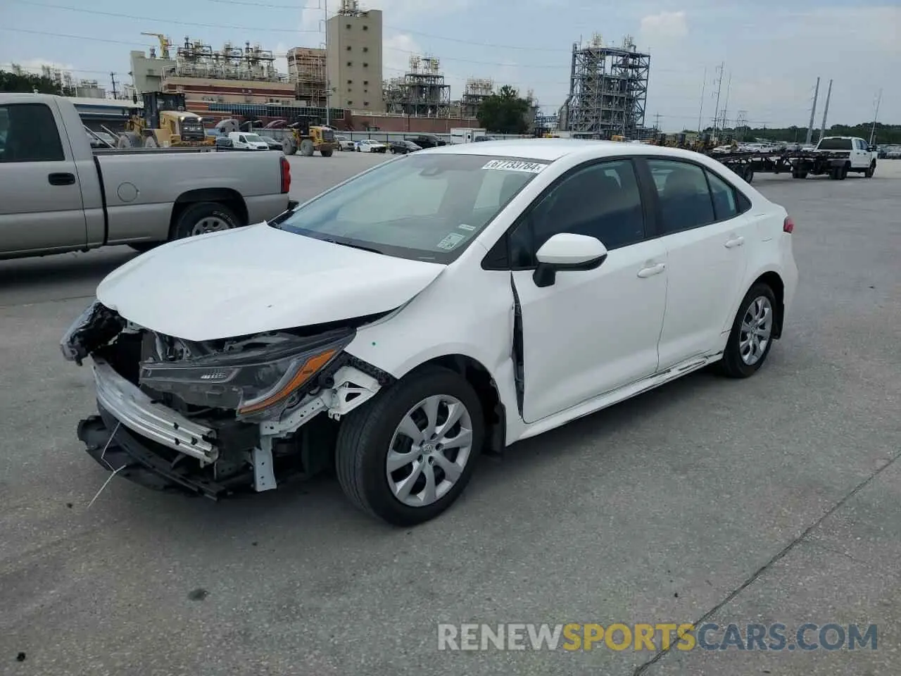 1 Photograph of a damaged car 5YFEPMAE9NP365132 TOYOTA COROLLA 2022