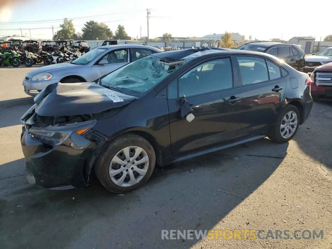 1 Photograph of a damaged car 5YFEPMAE9NP365406 TOYOTA COROLLA 2022