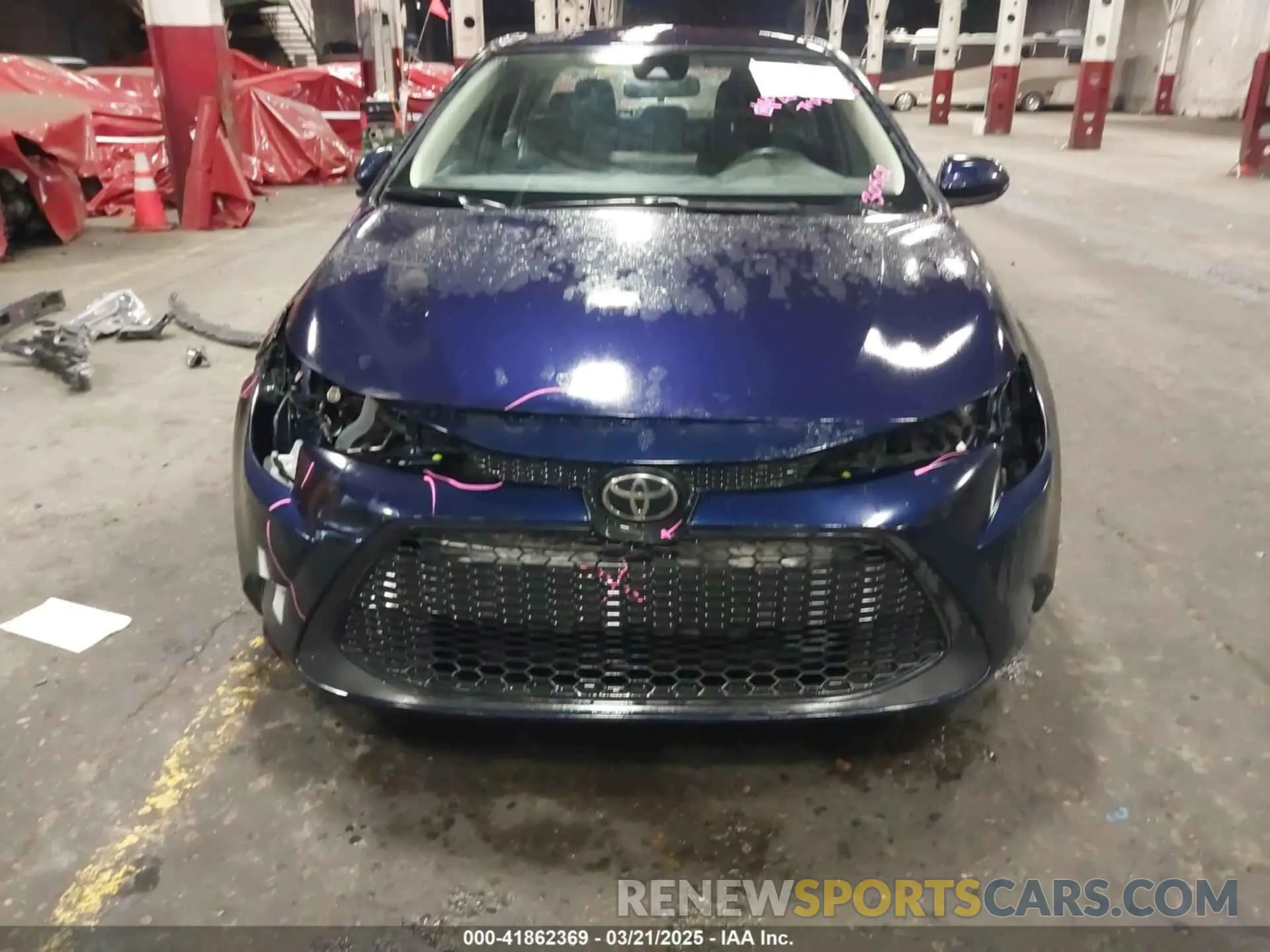 6 Photograph of a damaged car 5YFEPMAE9NP366362 TOYOTA COROLLA 2022