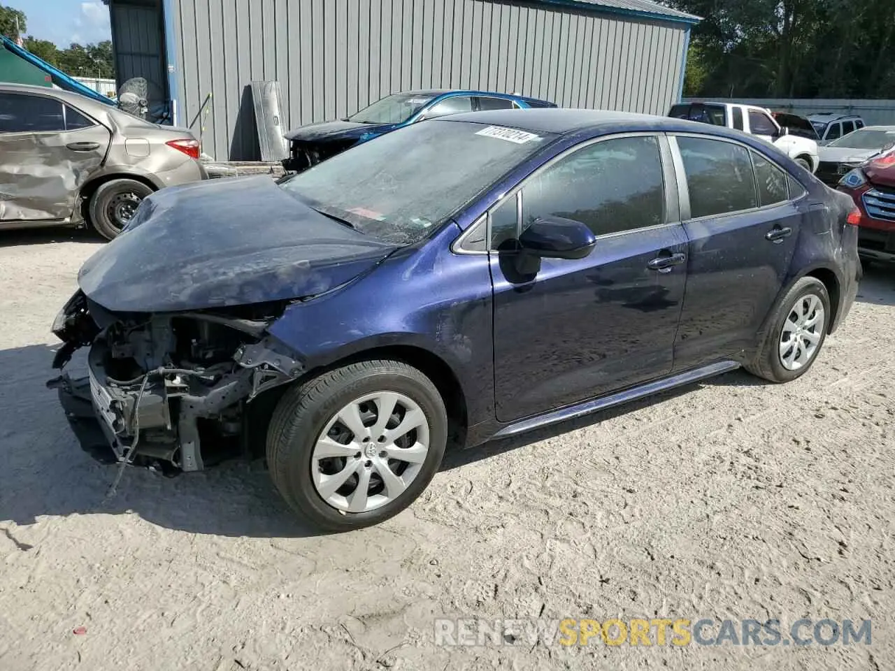 1 Photograph of a damaged car 5YFEPMAE9NP367771 TOYOTA COROLLA 2022