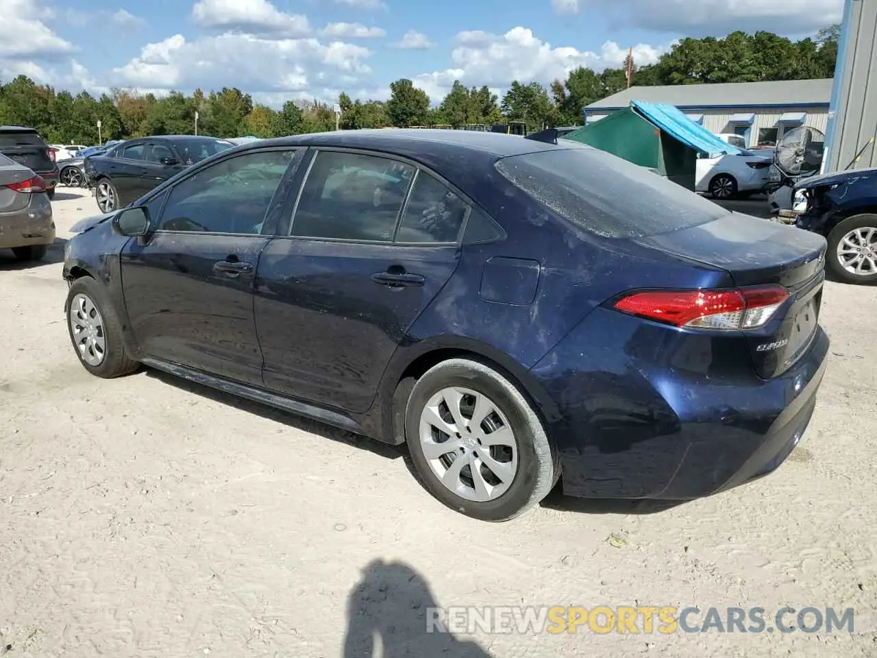 2 Photograph of a damaged car 5YFEPMAE9NP367771 TOYOTA COROLLA 2022