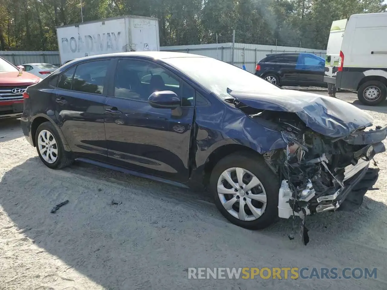 4 Photograph of a damaged car 5YFEPMAE9NP367771 TOYOTA COROLLA 2022