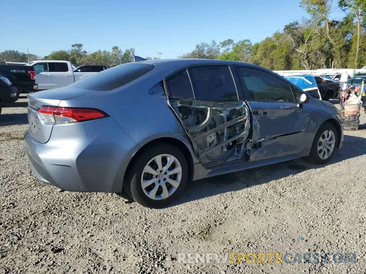 3 Photograph of a damaged car 5YFEPMAE9NP369861 TOYOTA COROLLA 2022