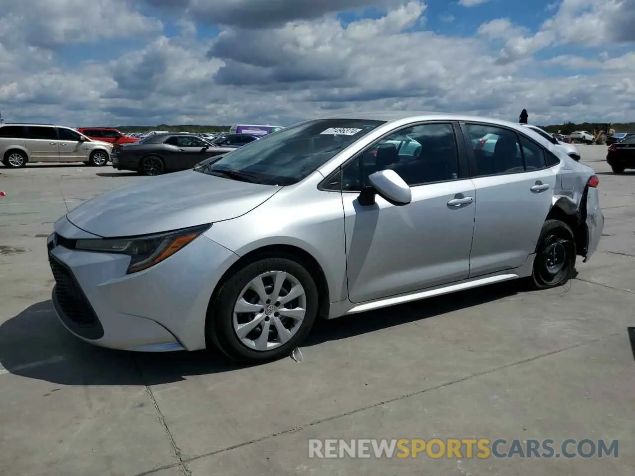 1 Photograph of a damaged car 5YFEPMAE9NP370735 TOYOTA COROLLA 2022