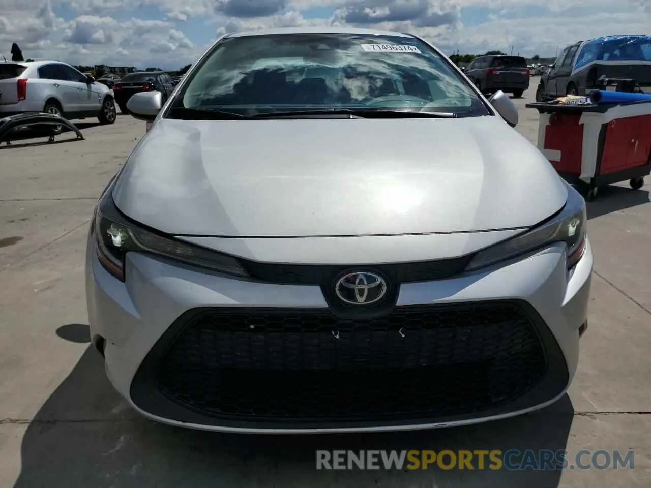 5 Photograph of a damaged car 5YFEPMAE9NP370735 TOYOTA COROLLA 2022