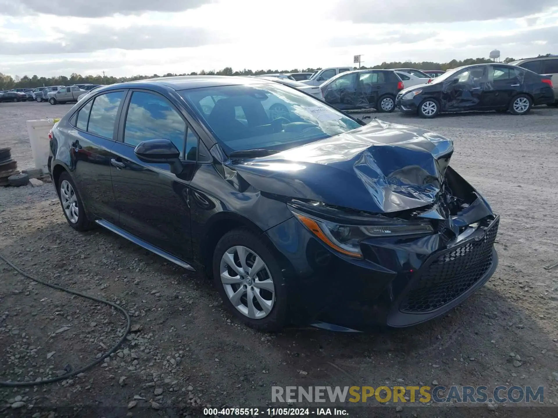 1 Photograph of a damaged car 5YFEPMAE9NP373957 TOYOTA COROLLA 2022