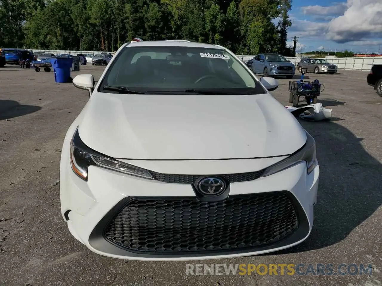 5 Photograph of a damaged car 5YFEPMAE9NP381069 TOYOTA COROLLA 2022
