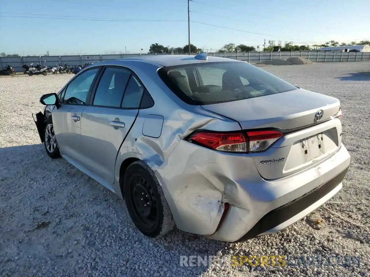 3 Photograph of a damaged car 5YFEPMAEXNP283006 TOYOTA COROLLA 2022