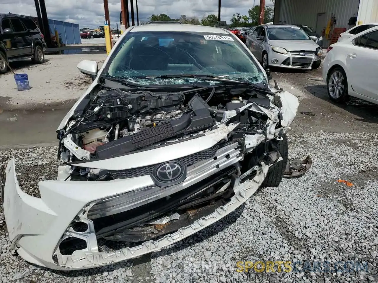 5 Photograph of a damaged car 5YFEPMAEXNP283104 TOYOTA COROLLA 2022