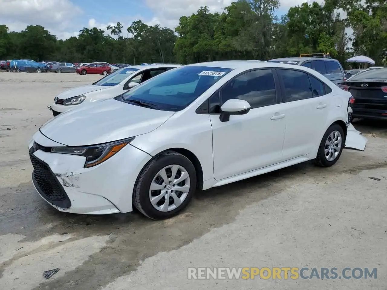 1 Photograph of a damaged car 5YFEPMAEXNP296855 TOYOTA COROLLA 2022