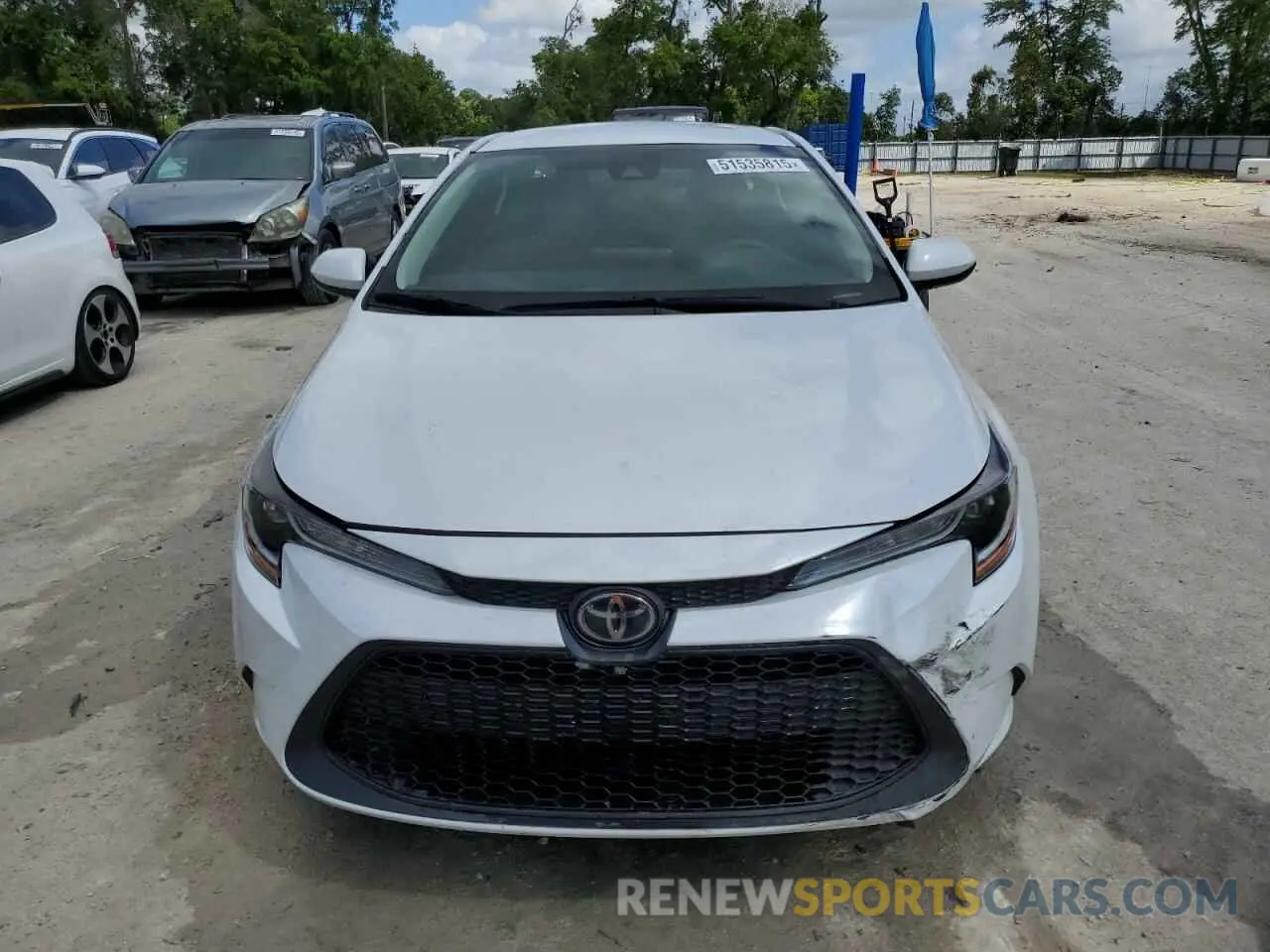 5 Photograph of a damaged car 5YFEPMAEXNP296855 TOYOTA COROLLA 2022