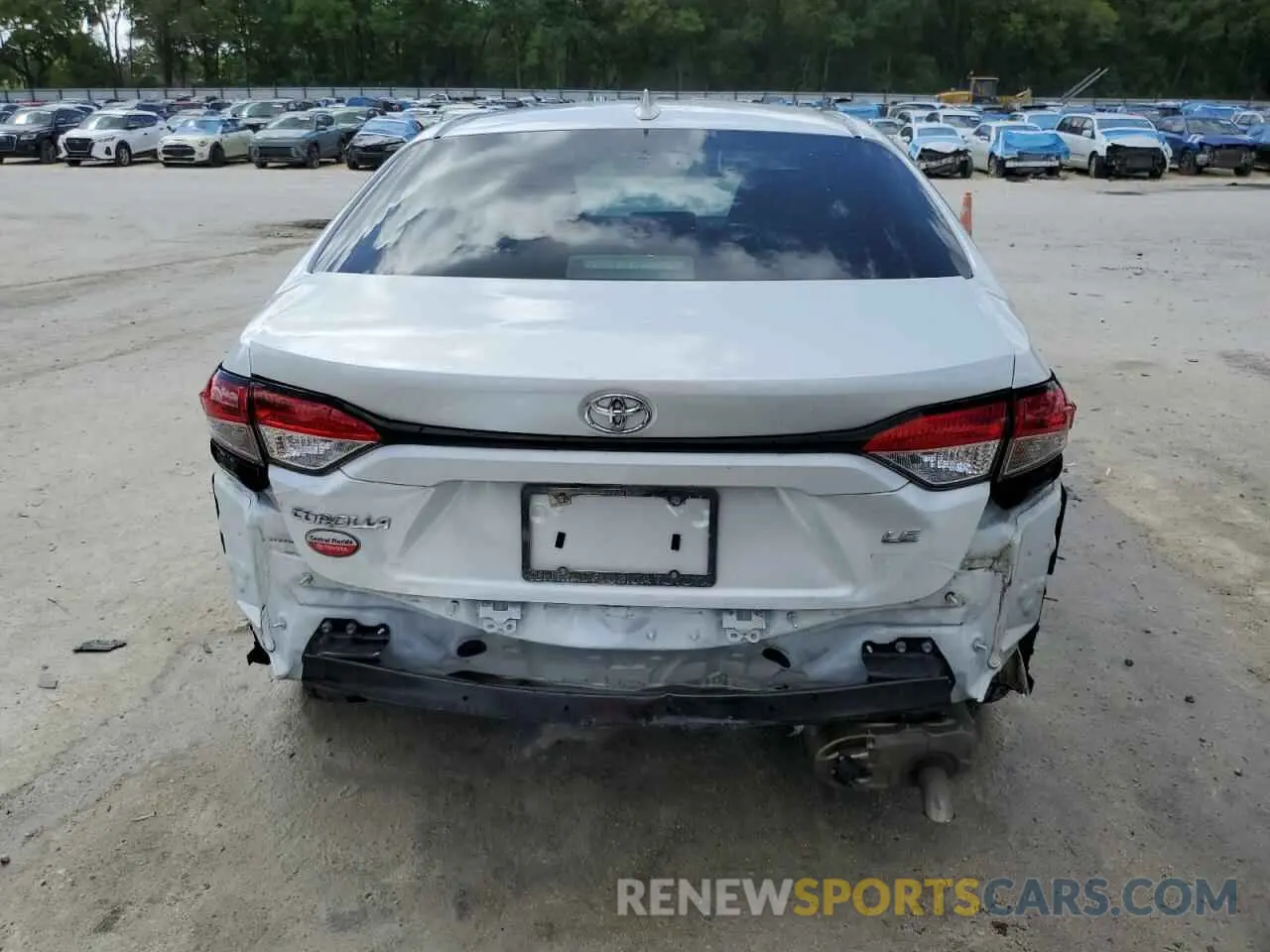 6 Photograph of a damaged car 5YFEPMAEXNP296855 TOYOTA COROLLA 2022