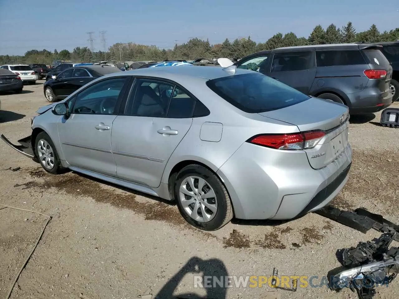 2 Photograph of a damaged car 5YFEPMAEXNP305165 TOYOTA COROLLA 2022