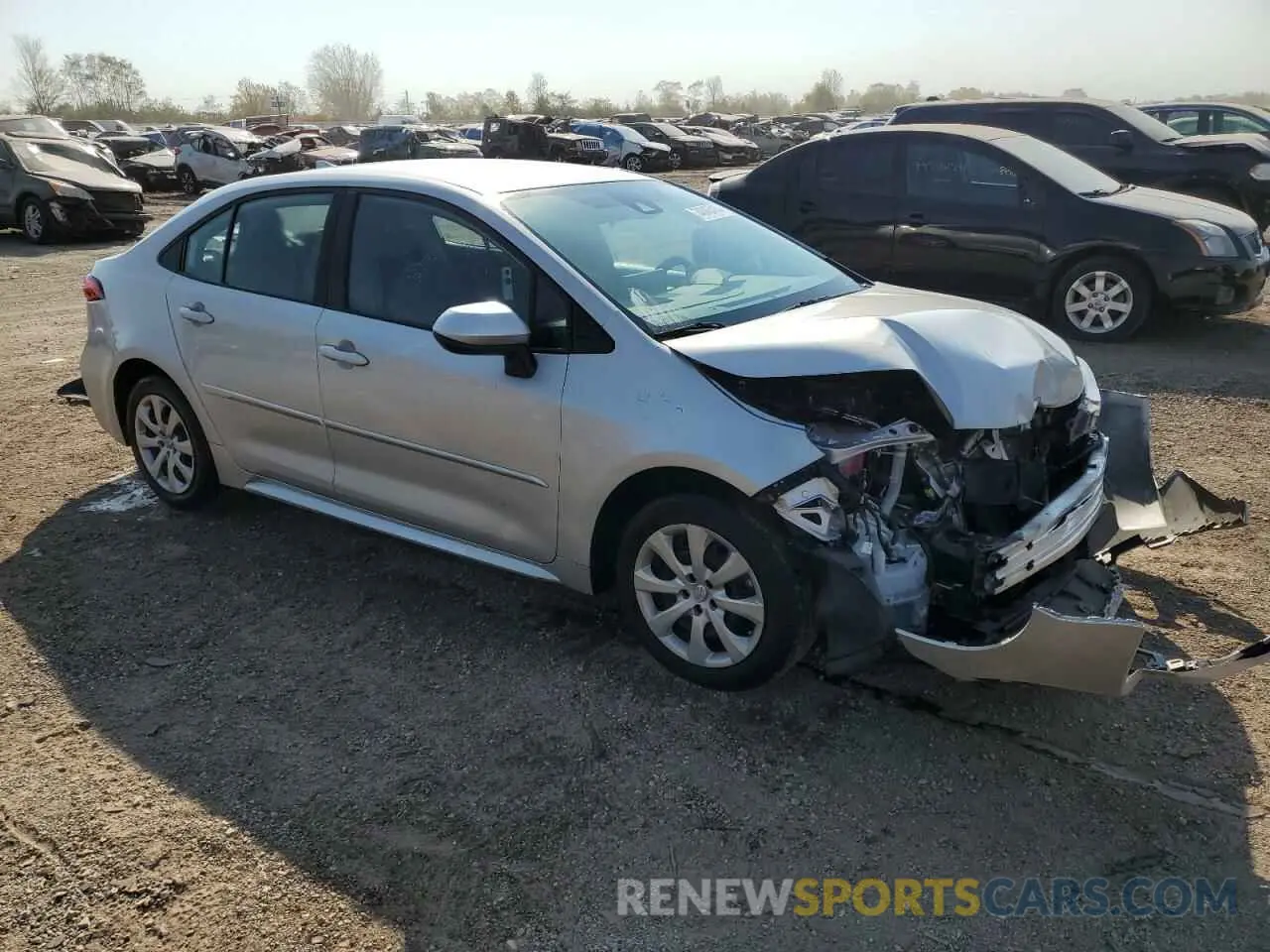 4 Photograph of a damaged car 5YFEPMAEXNP305165 TOYOTA COROLLA 2022