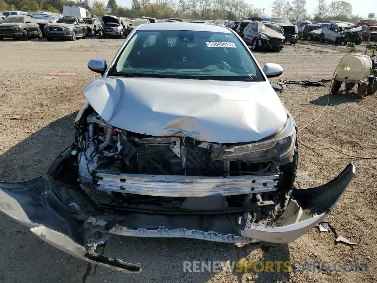5 Photograph of a damaged car 5YFEPMAEXNP305165 TOYOTA COROLLA 2022