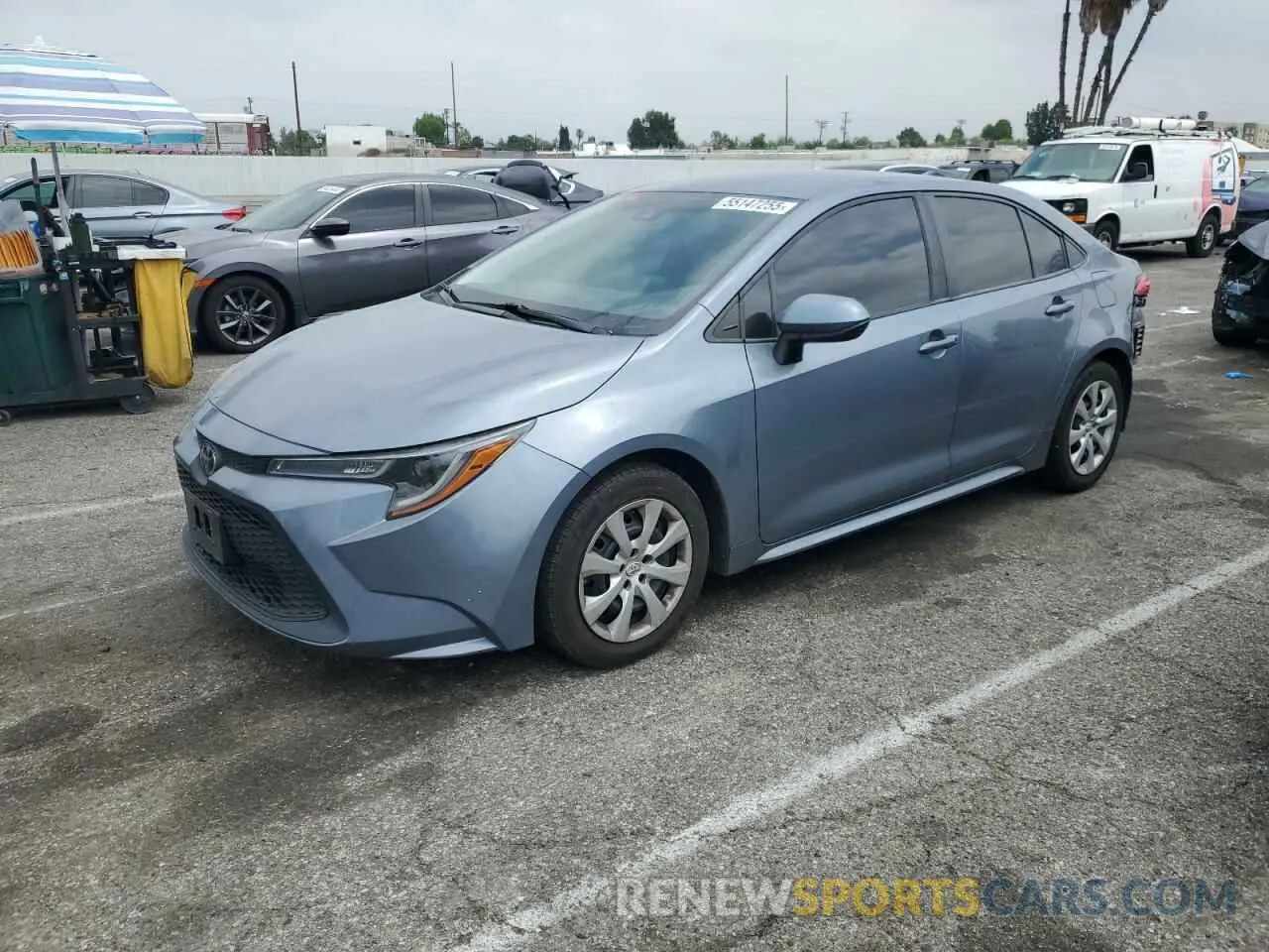 1 Photograph of a damaged car 5YFEPMAEXNP342569 TOYOTA COROLLA 2022