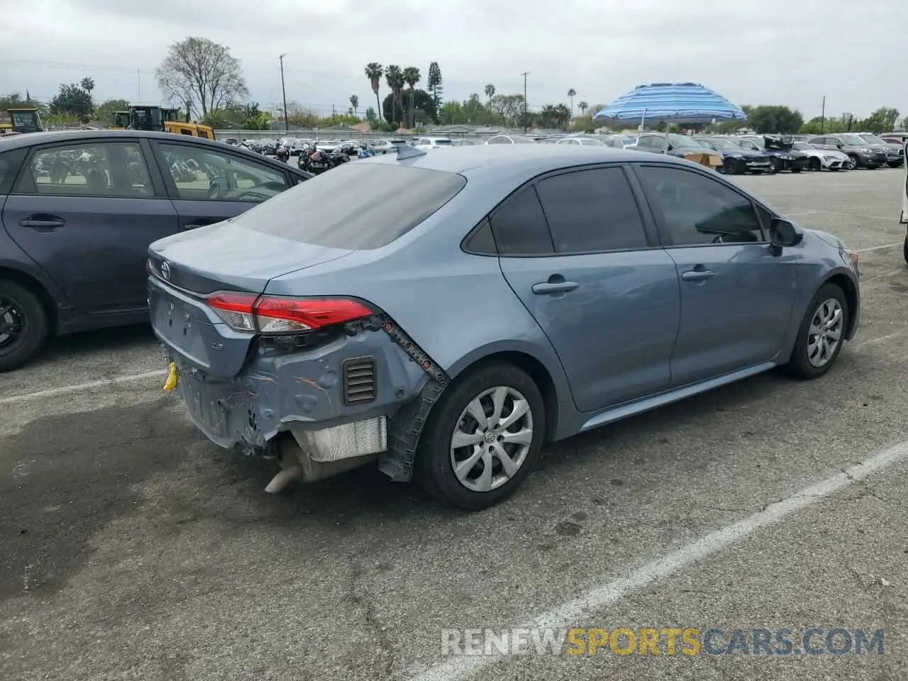 3 Photograph of a damaged car 5YFEPMAEXNP342569 TOYOTA COROLLA 2022
