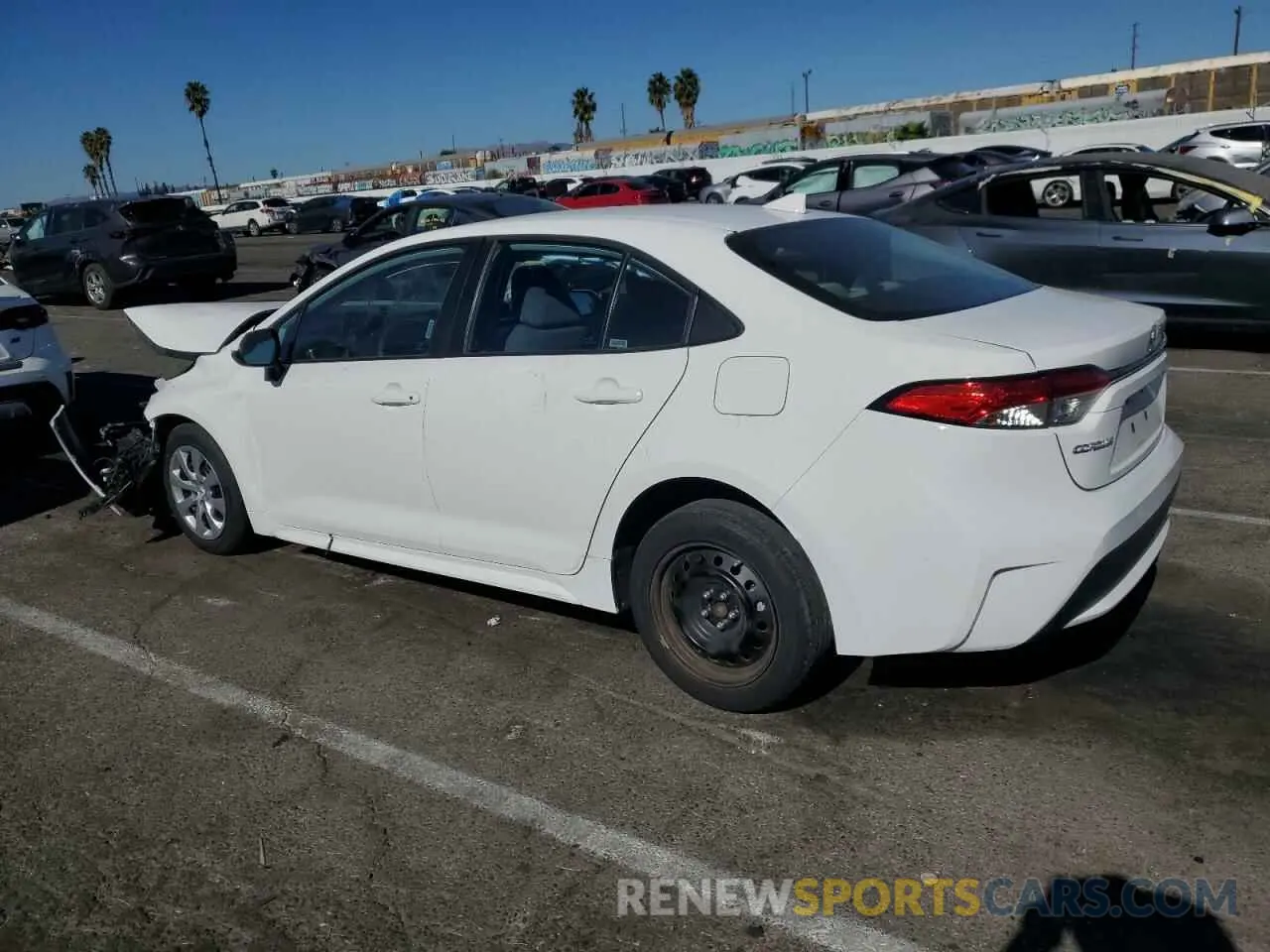 2 Photograph of a damaged car 5YFEPMAEXNP348243 TOYOTA COROLLA 2022
