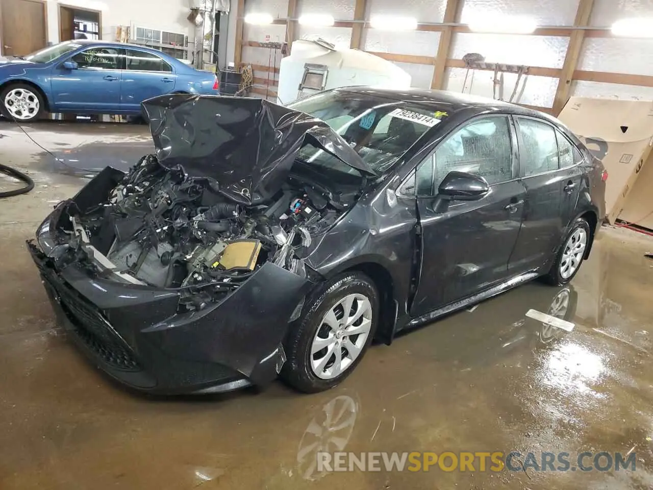 1 Photograph of a damaged car 5YFEPMAEXNP354298 TOYOTA COROLLA 2022