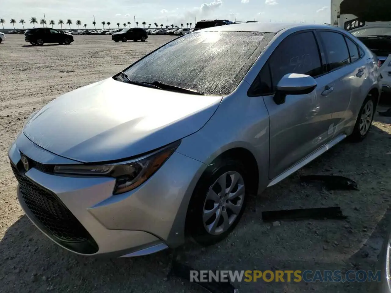 1 Photograph of a damaged car 5YFEPMAEXNP359873 TOYOTA COROLLA 2022