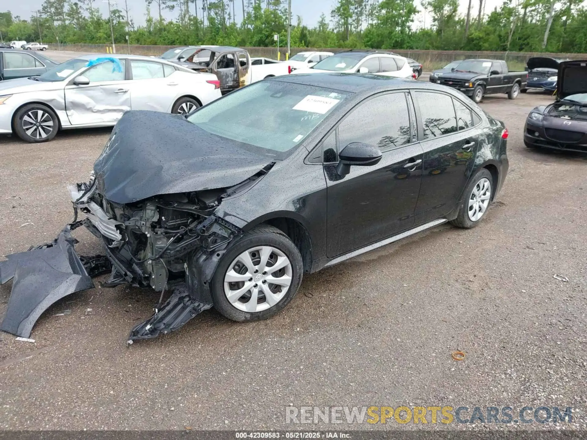 2 Photograph of a damaged car 5YFEPMAEXNP371201 TOYOTA COROLLA 2022