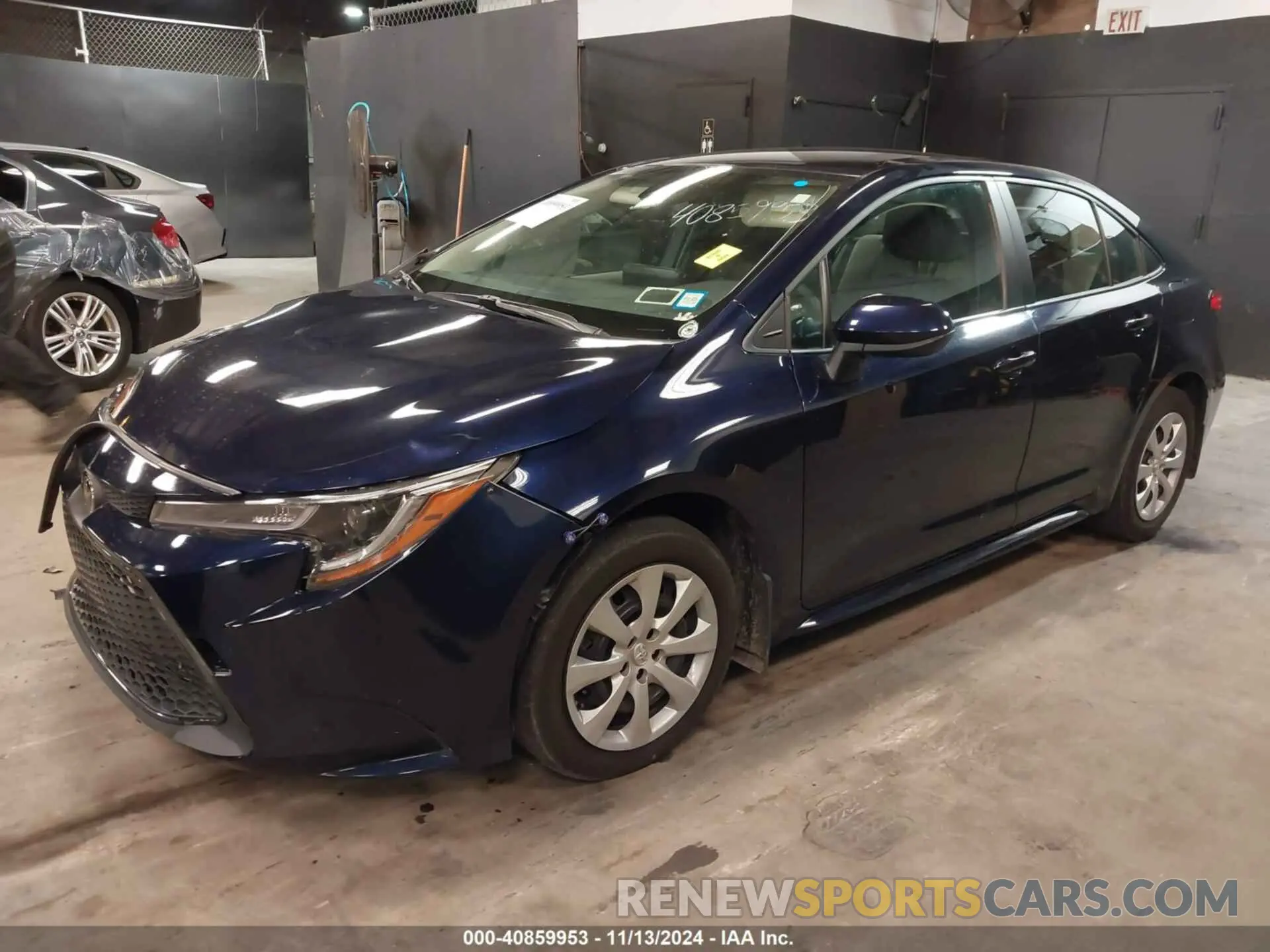 2 Photograph of a damaged car 5YFEPMAEXNP376740 TOYOTA COROLLA 2022