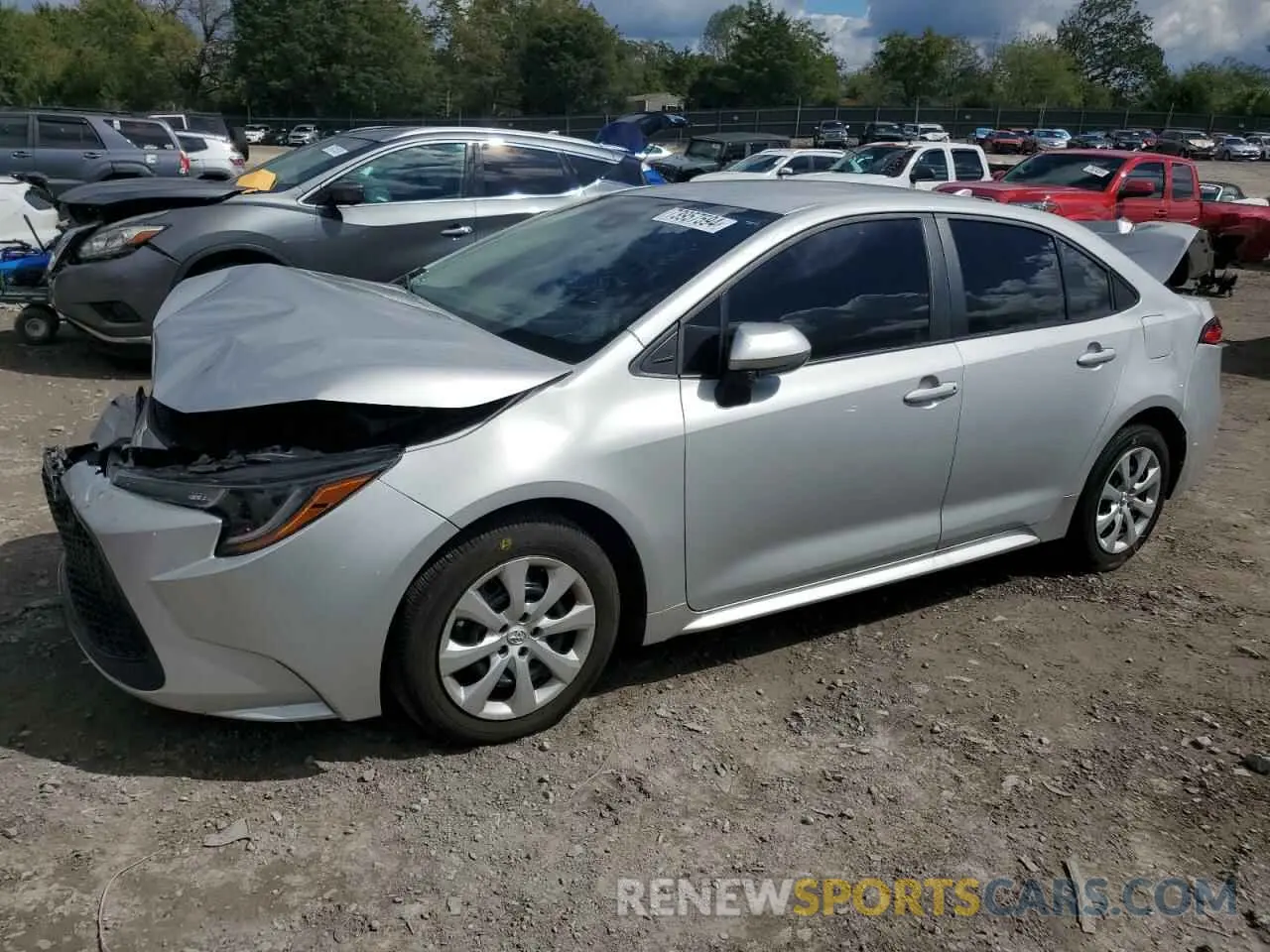 1 Photograph of a damaged car 5YFEPMAEXNP383333 TOYOTA COROLLA 2022