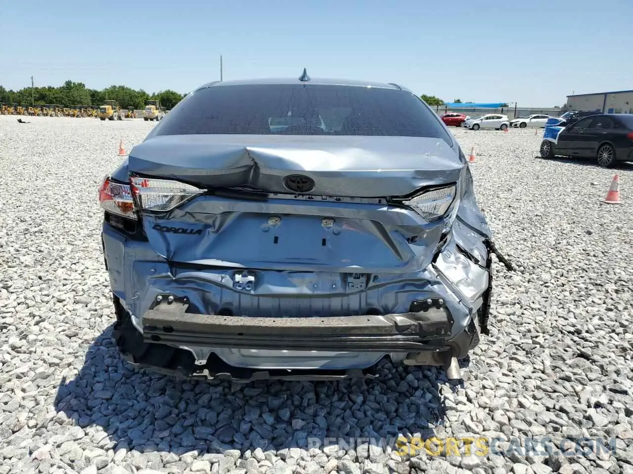 6 Photograph of a damaged car 5YFEPMAEXNP386877 TOYOTA COROLLA 2022