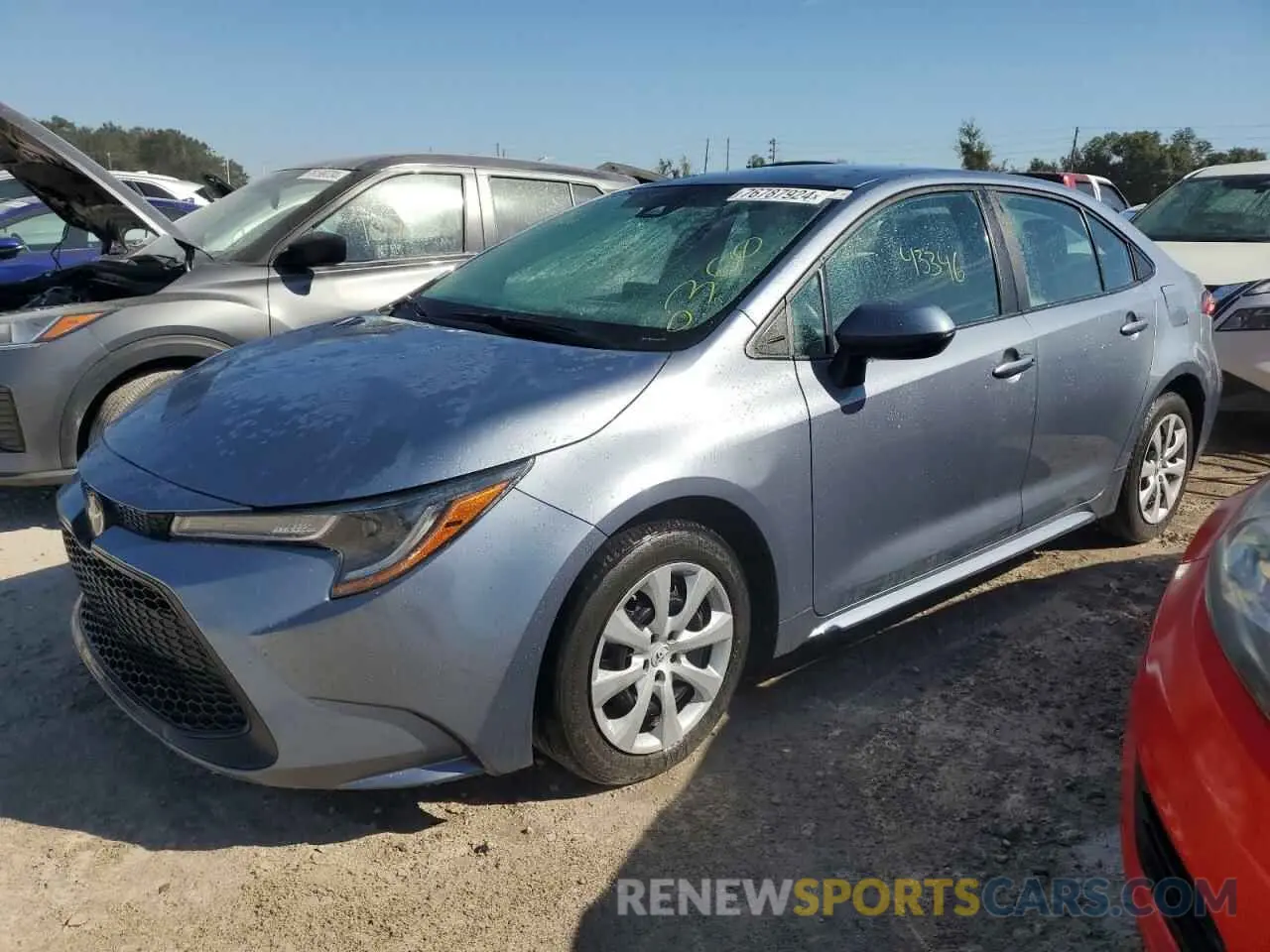 1 Photograph of a damaged car 5YFEPMAEXNP390010 TOYOTA COROLLA 2022