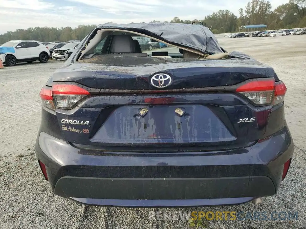 6 Photograph of a damaged car 5YFFPMAE2NP323731 TOYOTA COROLLA 2022
