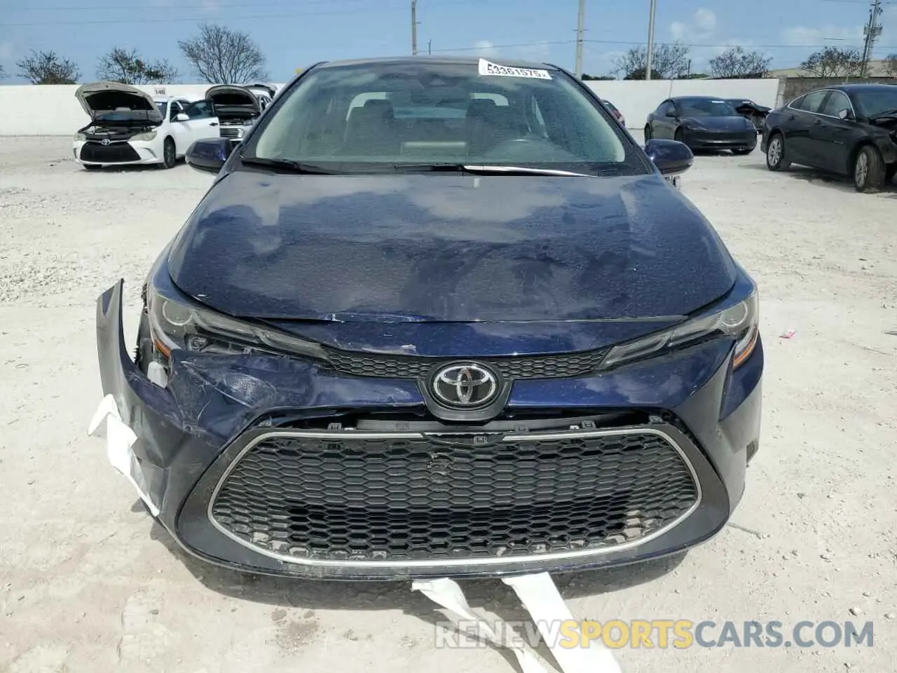 5 Photograph of a damaged car 5YFFPMAE2NP367079 TOYOTA COROLLA 2022