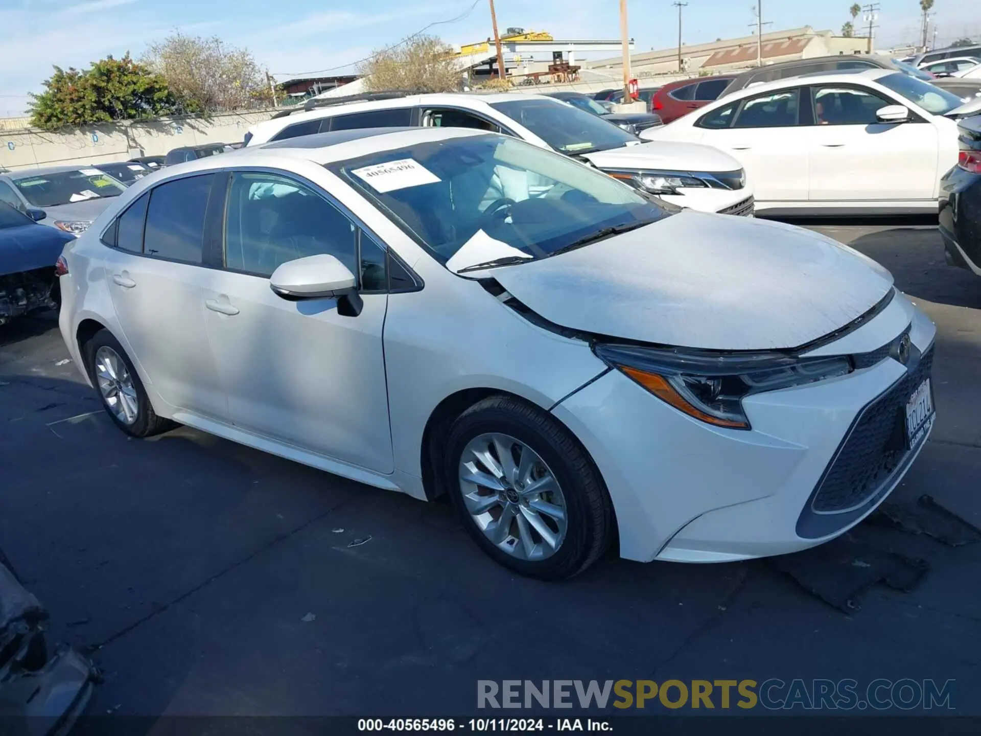 1 Photograph of a damaged car 5YFFPMAE8NP290010 TOYOTA COROLLA 2022
