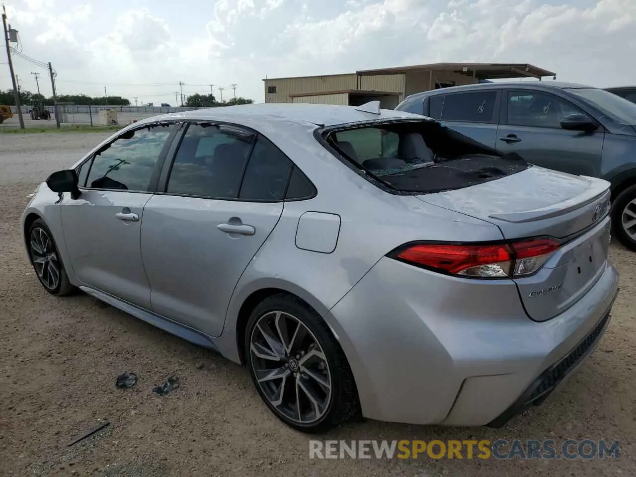 2 Photograph of a damaged car 5YFM4MCE5NP133001 TOYOTA COROLLA 2022