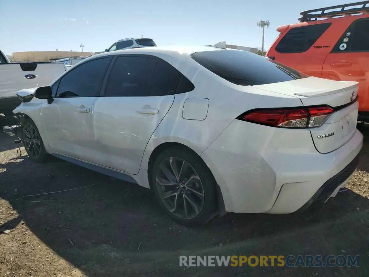 2 Photograph of a damaged car 5YFM4MCEXNP108594 TOYOTA COROLLA 2022