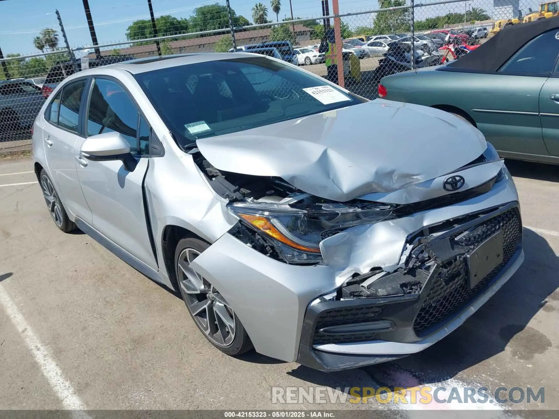 1 Photograph of a damaged car 5YFP4MCE1NP109291 TOYOTA COROLLA 2022