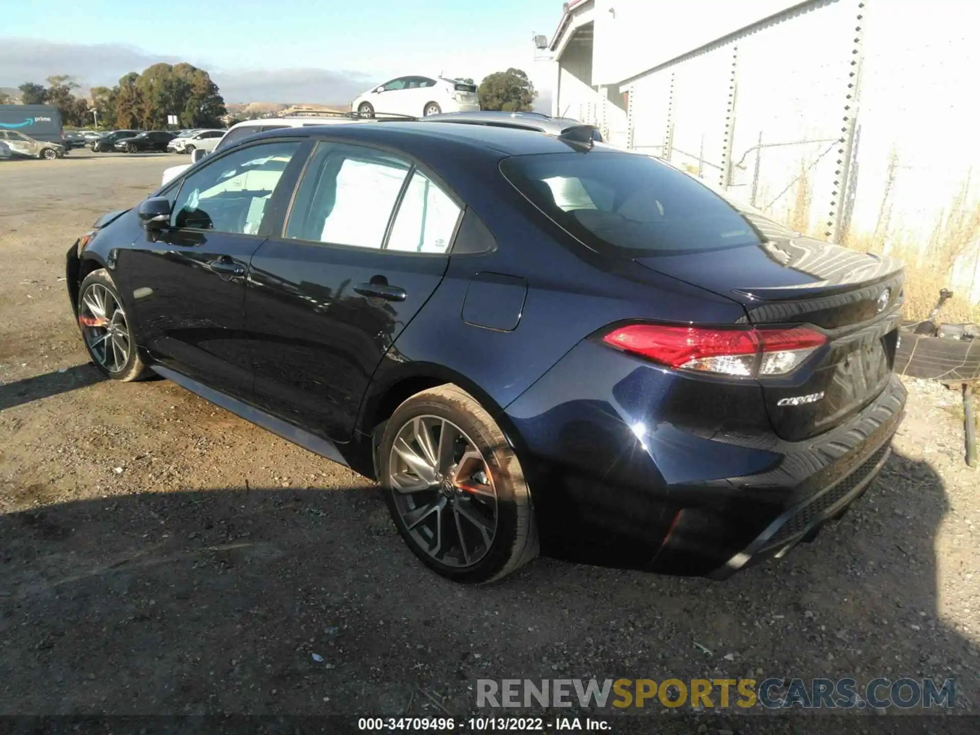 3 Photograph of a damaged car 5YFP4MCE8NP117324 TOYOTA COROLLA 2022