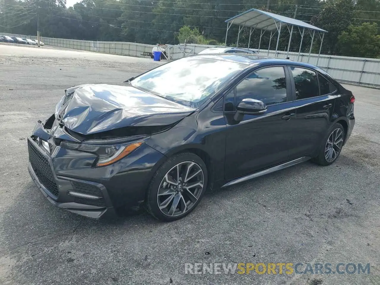 1 Photograph of a damaged car 5YFP4MCE8NP137279 TOYOTA COROLLA 2022