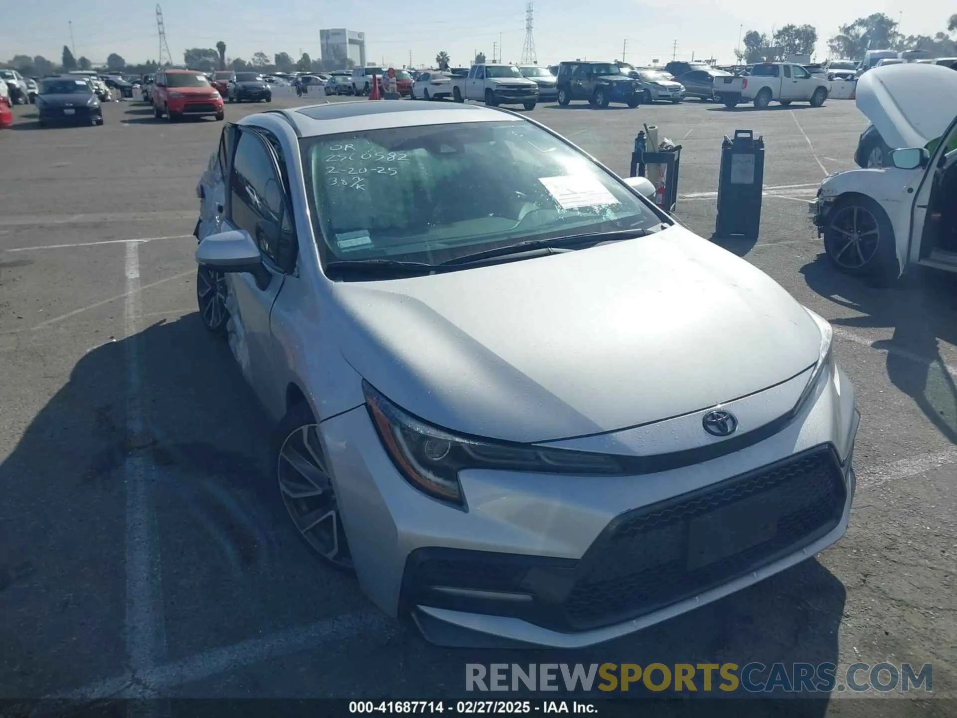 1 Photograph of a damaged car 5YFP4MCE9NP107370 TOYOTA COROLLA 2022
