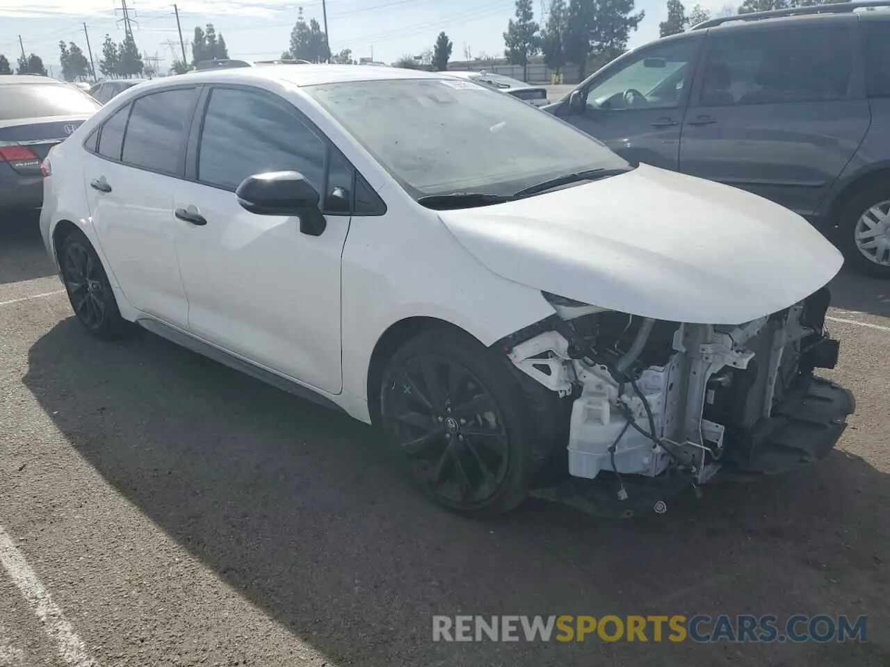 4 Photograph of a damaged car 5YFS4MCE0NP118378 TOYOTA COROLLA 2022