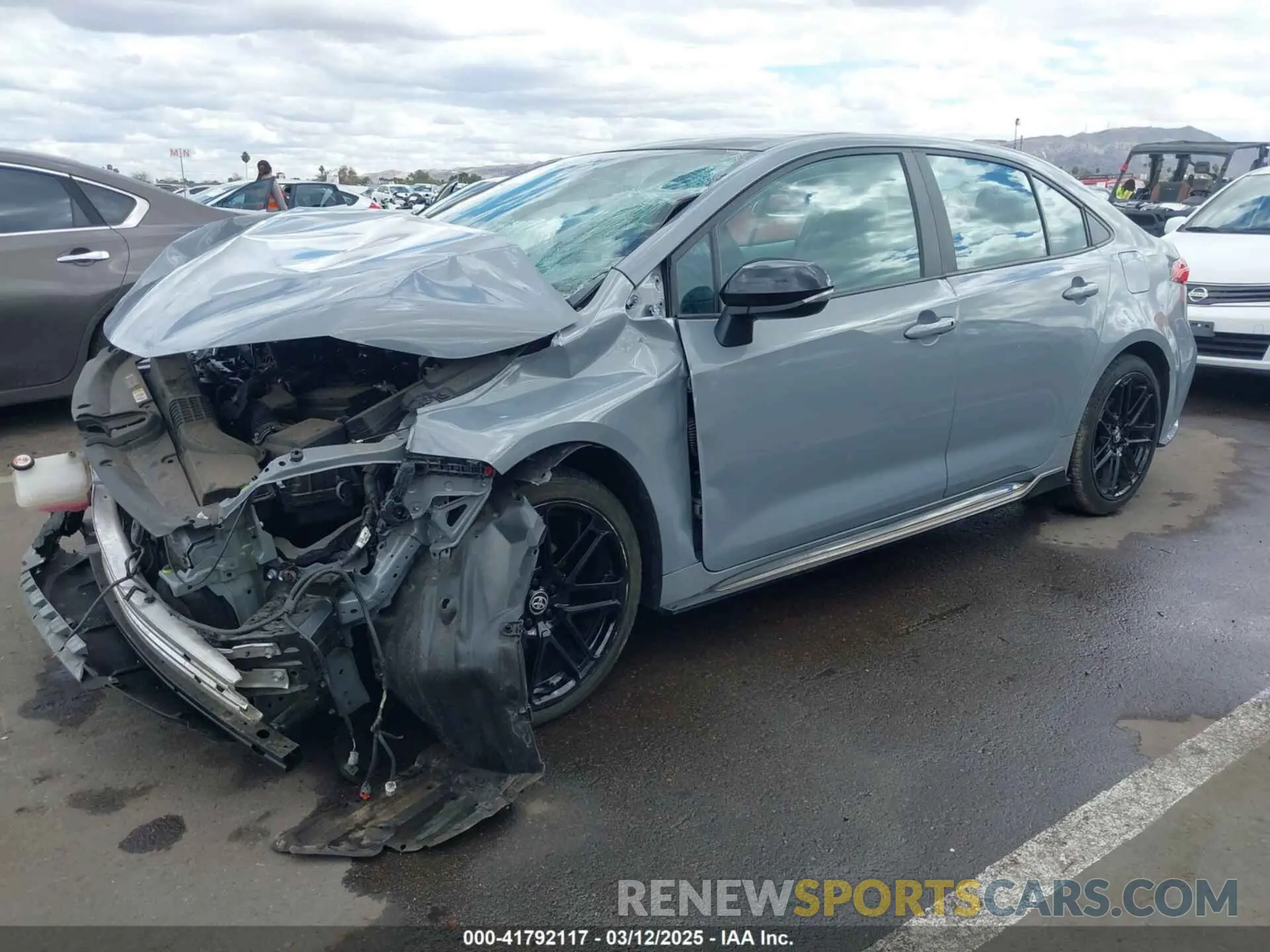 2 Photograph of a damaged car 5YFS4MCE0NP134869 TOYOTA COROLLA 2022