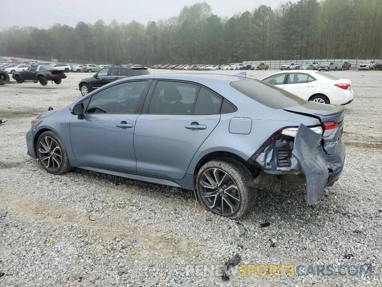 2 Photograph of a damaged car 5YFS4MCE0NP135908 TOYOTA COROLLA 2022