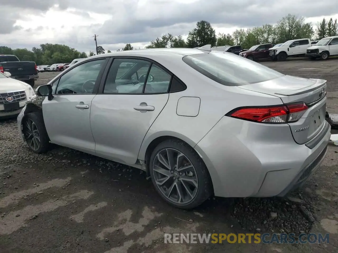 2 Photograph of a damaged car 5YFS4MCE1NP110631 TOYOTA COROLLA 2022