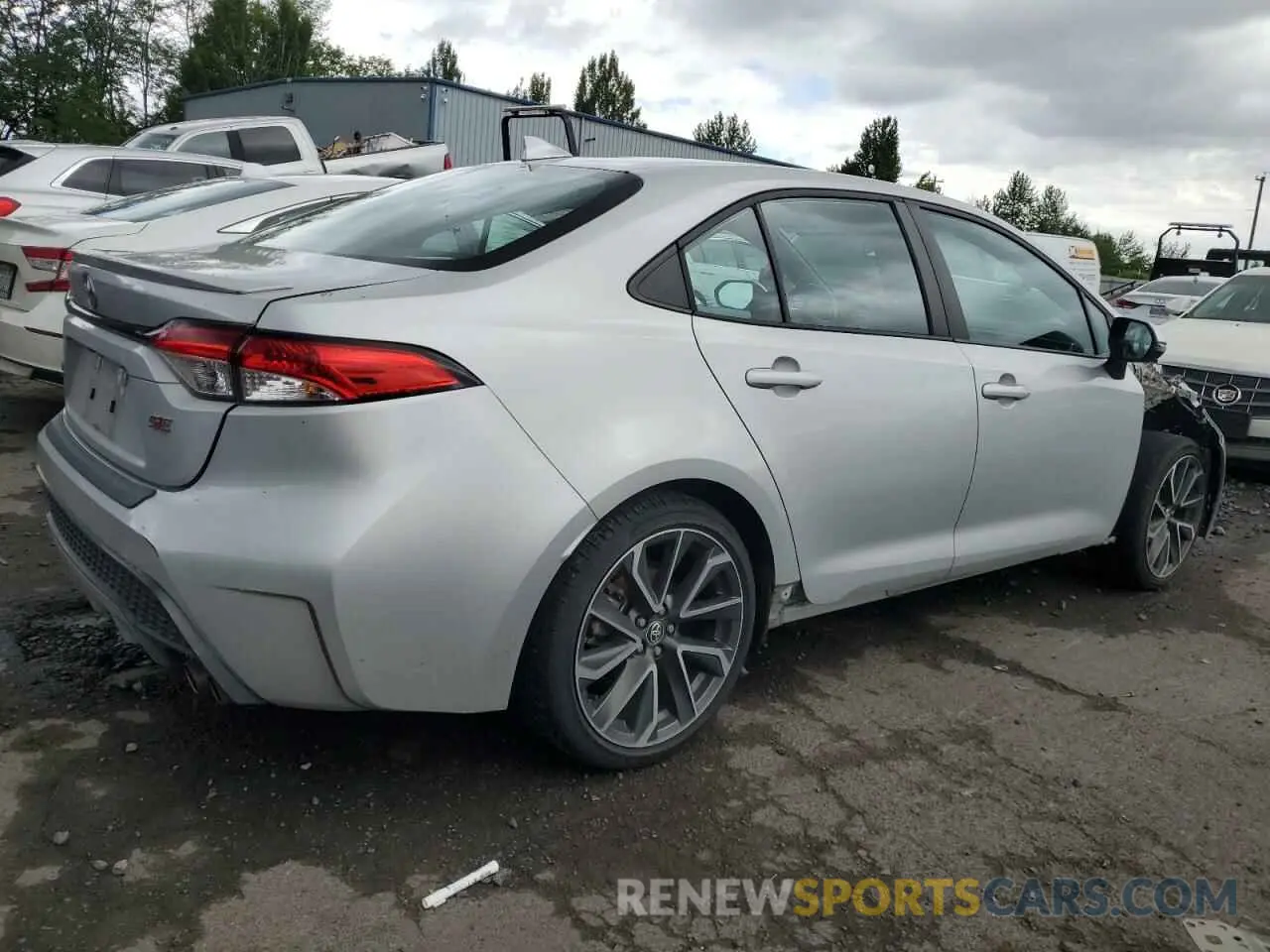 3 Photograph of a damaged car 5YFS4MCE1NP110631 TOYOTA COROLLA 2022