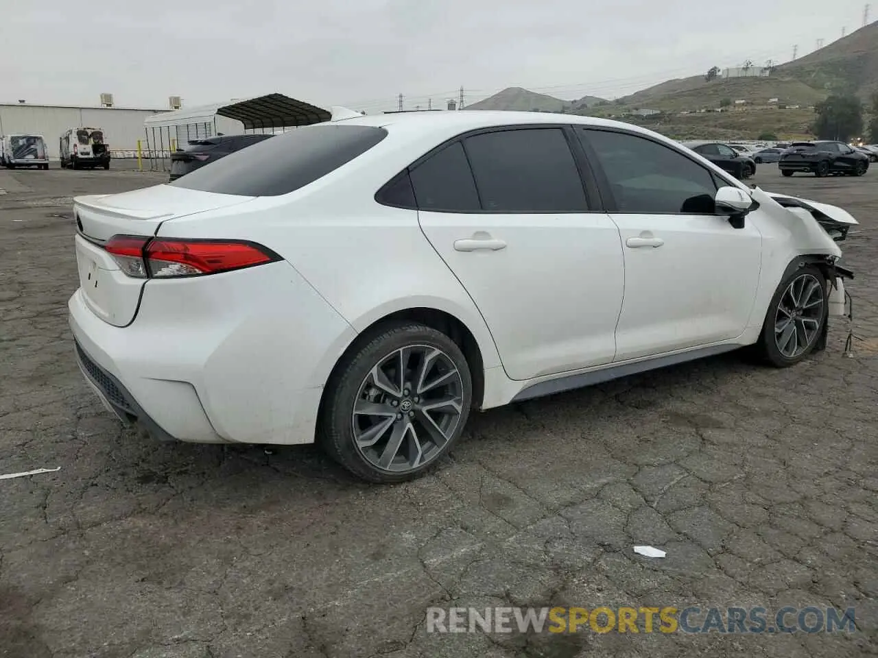 3 Photograph of a damaged car 5YFS4MCE1NP113240 TOYOTA COROLLA 2022