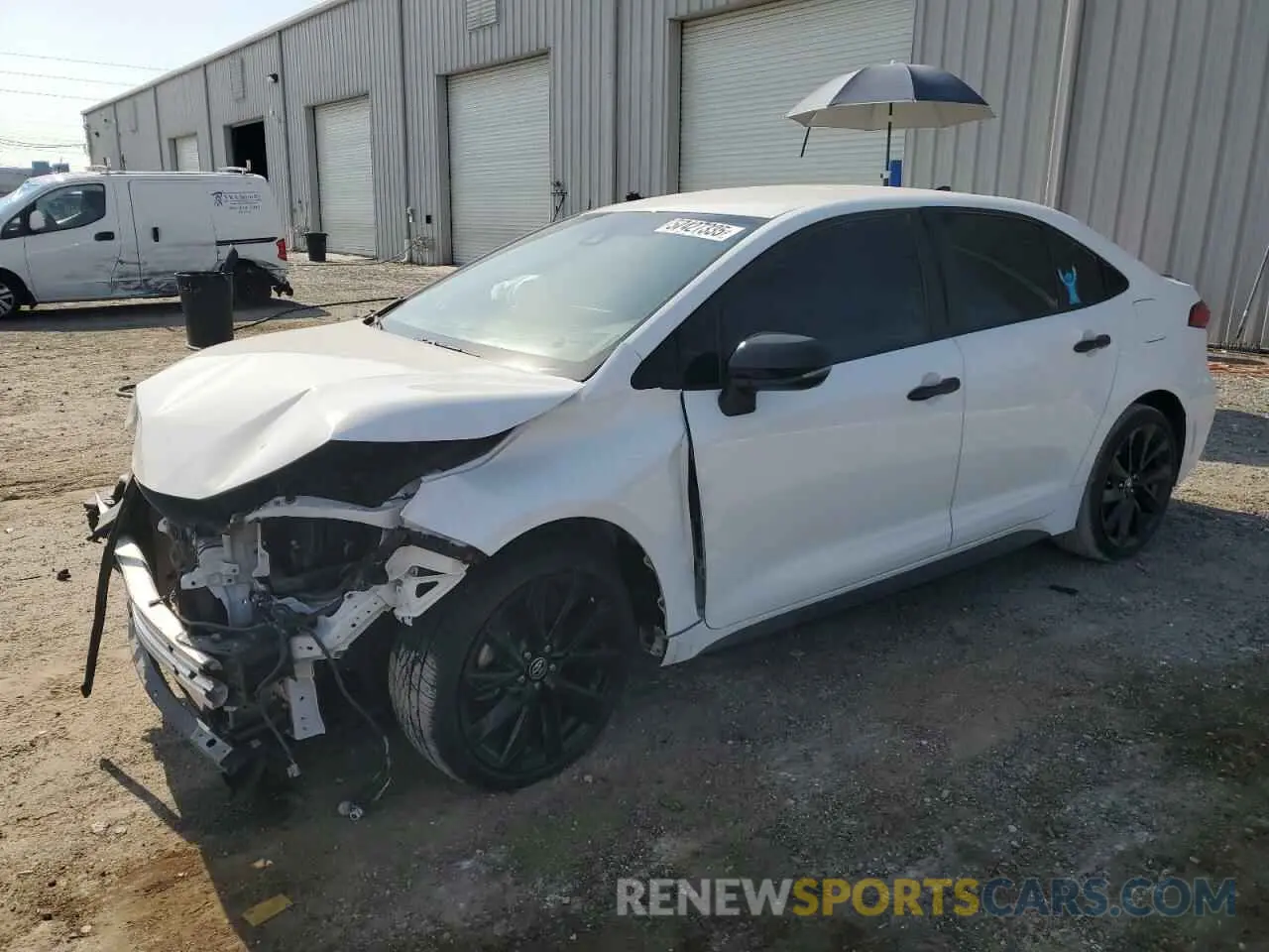 1 Photograph of a damaged car 5YFS4MCE1NP116753 TOYOTA COROLLA 2022