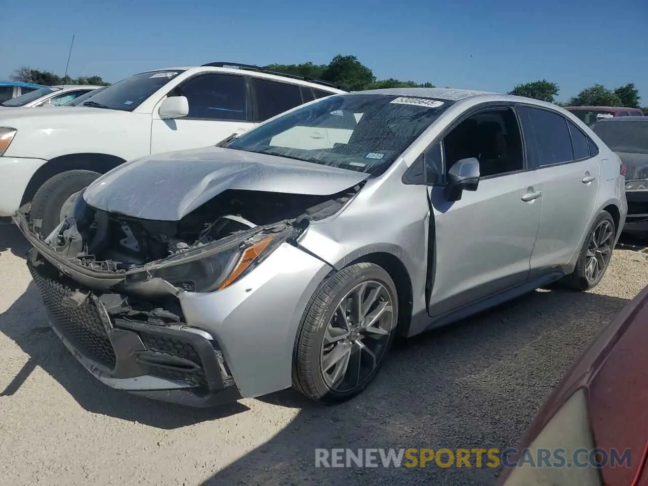 1 Photograph of a damaged car 5YFS4MCE1NP118549 TOYOTA COROLLA 2022