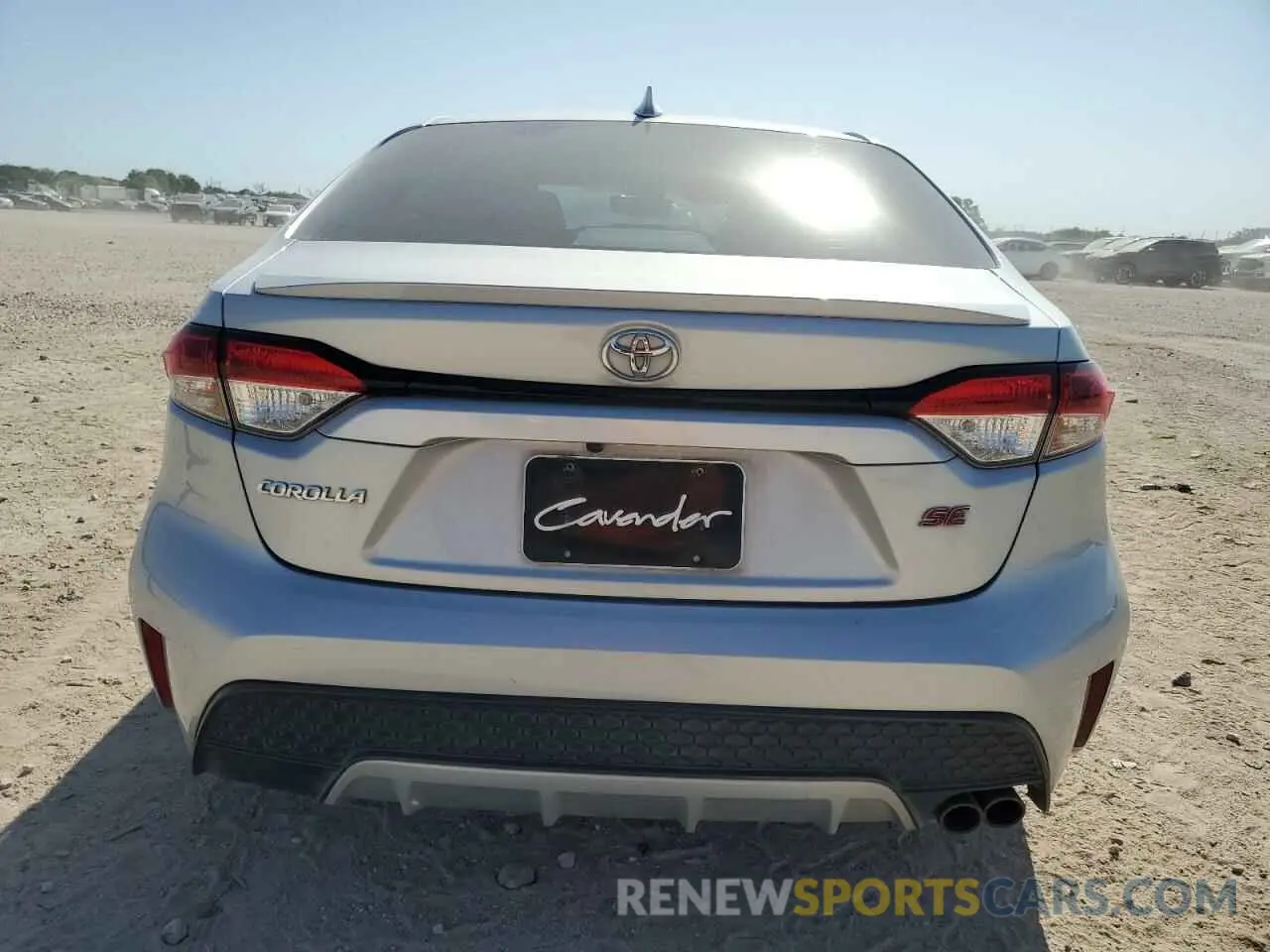6 Photograph of a damaged car 5YFS4MCE1NP118549 TOYOTA COROLLA 2022