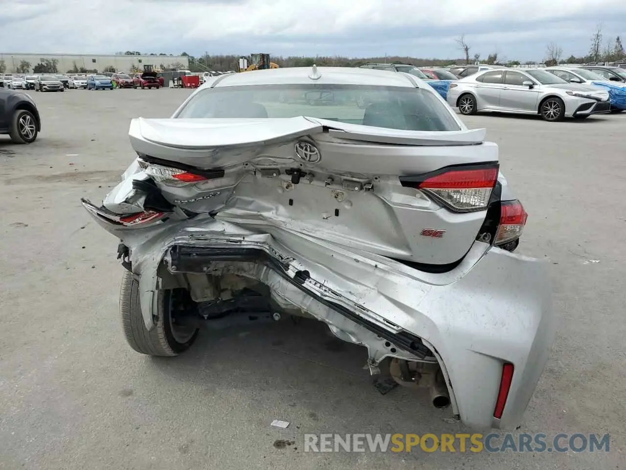 6 Photograph of a damaged car 5YFS4MCE1NP120138 TOYOTA COROLLA 2022